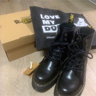 幅広type 正規新品ドクターマーチン23.5UK4CABBOTT厚底ブーツセンター