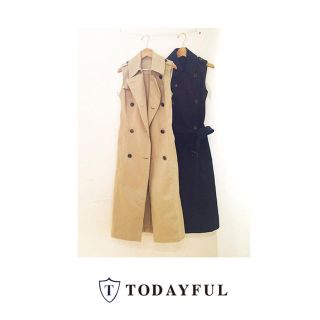 トゥデイフル(TODAYFUL)のSleeveless Long Trench(トレンチコート)