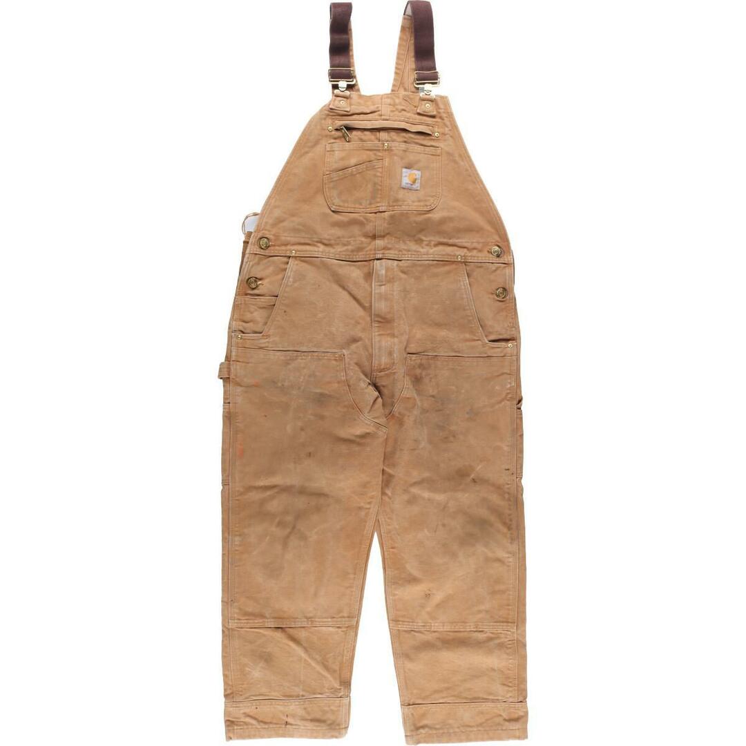 ビッグサイズ カーハート Carhartt ダブルニー ダック地 オーバーオール USA製 メンズw41 ヴィンテージ /eaa318656