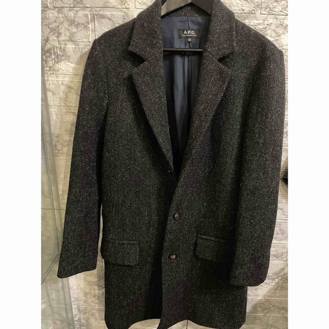 いただけると幸いですA.P.C. × Harris Tweed ウール ジャケット