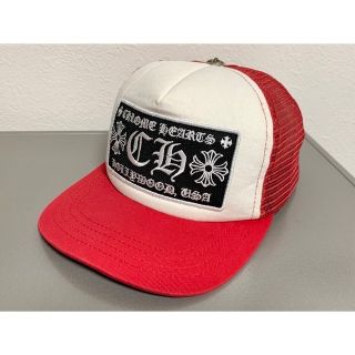 クロムハーツ(Chrome Hearts)の【希少色】クロムハーツ chrome hearts✨トラッカーキャップ✨赤✨本物(キャップ)