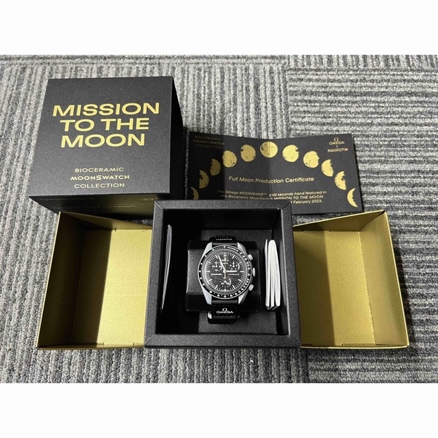 良質Moon オメガ スウォッチ OMEGA swatch Shine gold - 通販 ...