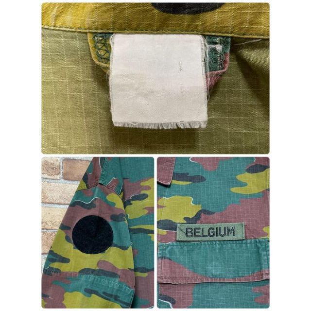MILITARY(ミリタリー)のベルギー軍　ミリタリージャケット　シャツ　迷彩　カモフラ　ユーロ　実物　軍モノ メンズのジャケット/アウター(ミリタリージャケット)の商品写真