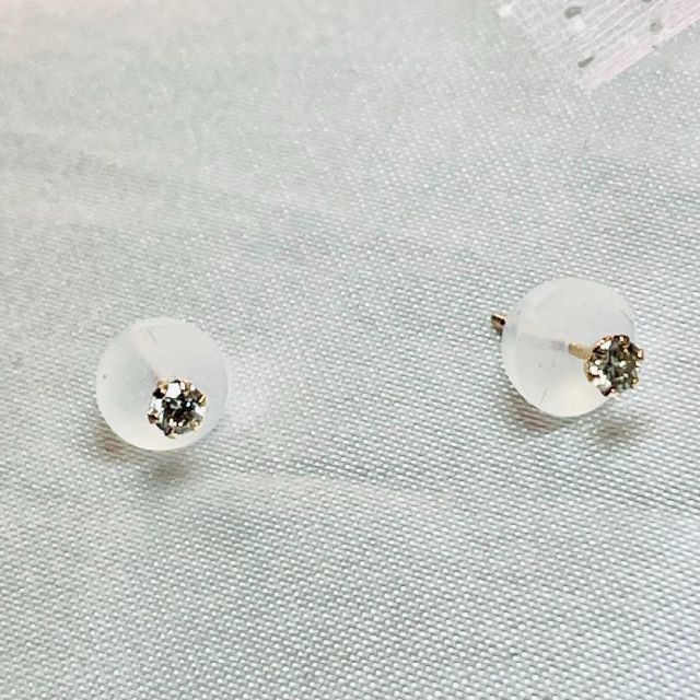 【未使用】K18 ダイヤ0.1ct ピアス レディースのアクセサリー(ピアス)の商品写真