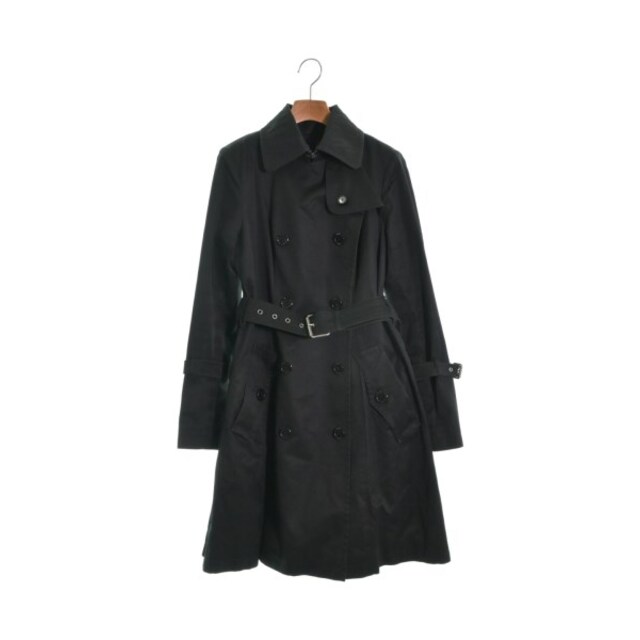 BURBERRY BLUE LABEL トレンチコート 40(M位) 黒 【古着】 BURBERRY BLUE LABEL トレンチコート 40(M位) 黒 【古着】