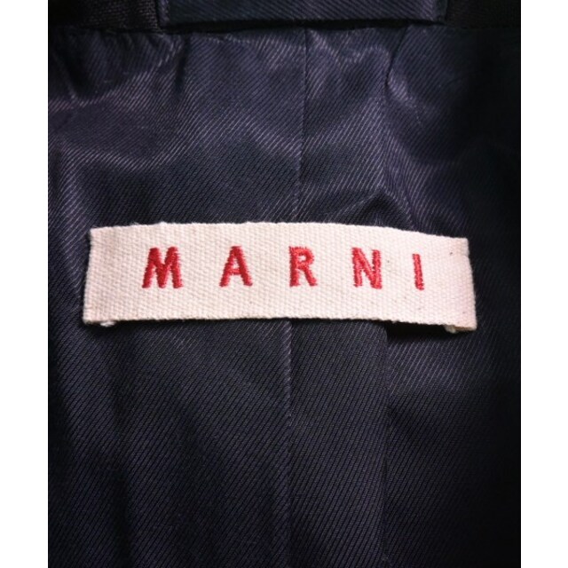 Marni(マルニ)のMARNI マルニ テーラードジャケット 50((XL位) 黒 【古着】【中古】 メンズのジャケット/アウター(テーラードジャケット)の商品写真