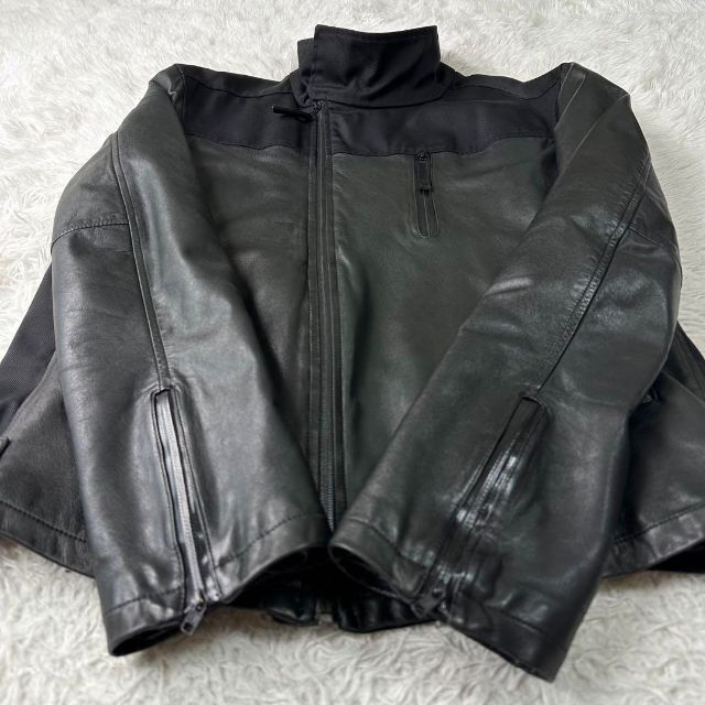 激レア】isaoraレザージャケット ライダースジャケット ラムレザー L
