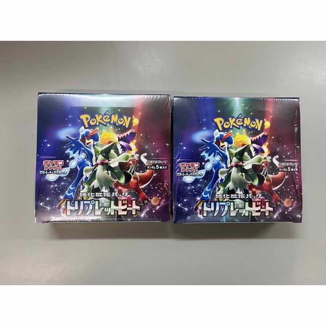 シュリンク付き】ポケモンカードゲーム トリプレットビート2BOX