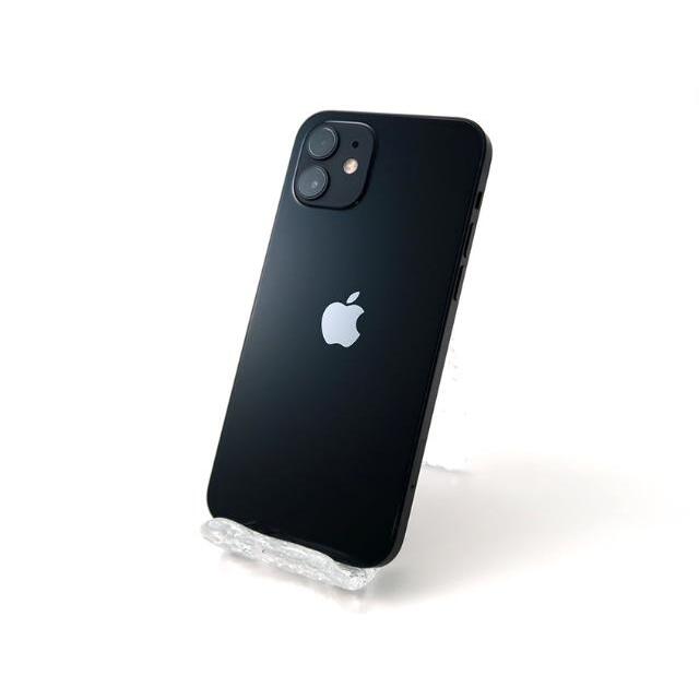 iPhone - iPhone12 64GB ブラック SIMフリー 中古 Cランク 本体【ReYuu