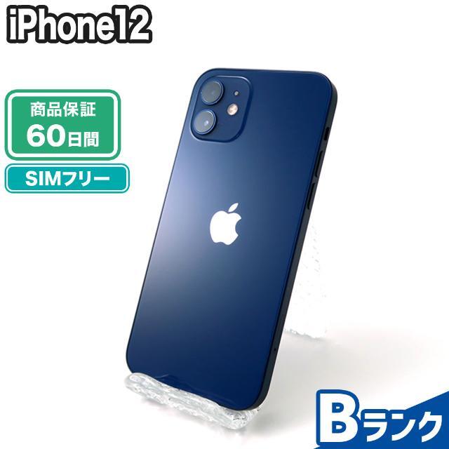 iPhone12 128GB ブルー SIMフリー  Bランク 本体【ReYuuストア（リユーストア）】