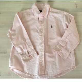 ラルフローレン(Ralph Lauren)のラルフローレン　Ralph Lauren　ボタンダウンシャツ　ピンク　100(ブラウス)