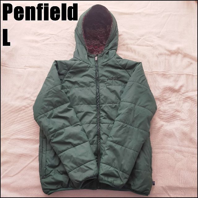 PEN FIELD(ペンフィールド)のペンフィールド Penfield 中綿入りジャケット　グリーン　サイズL メンズのジャケット/アウター(ナイロンジャケット)の商品写真