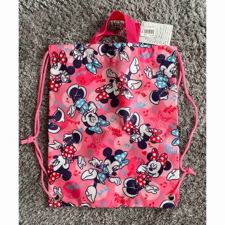 ディズニー(Disney)のミニーマウス  2way bag ナップザック　新品未使用(キャラクターグッズ)