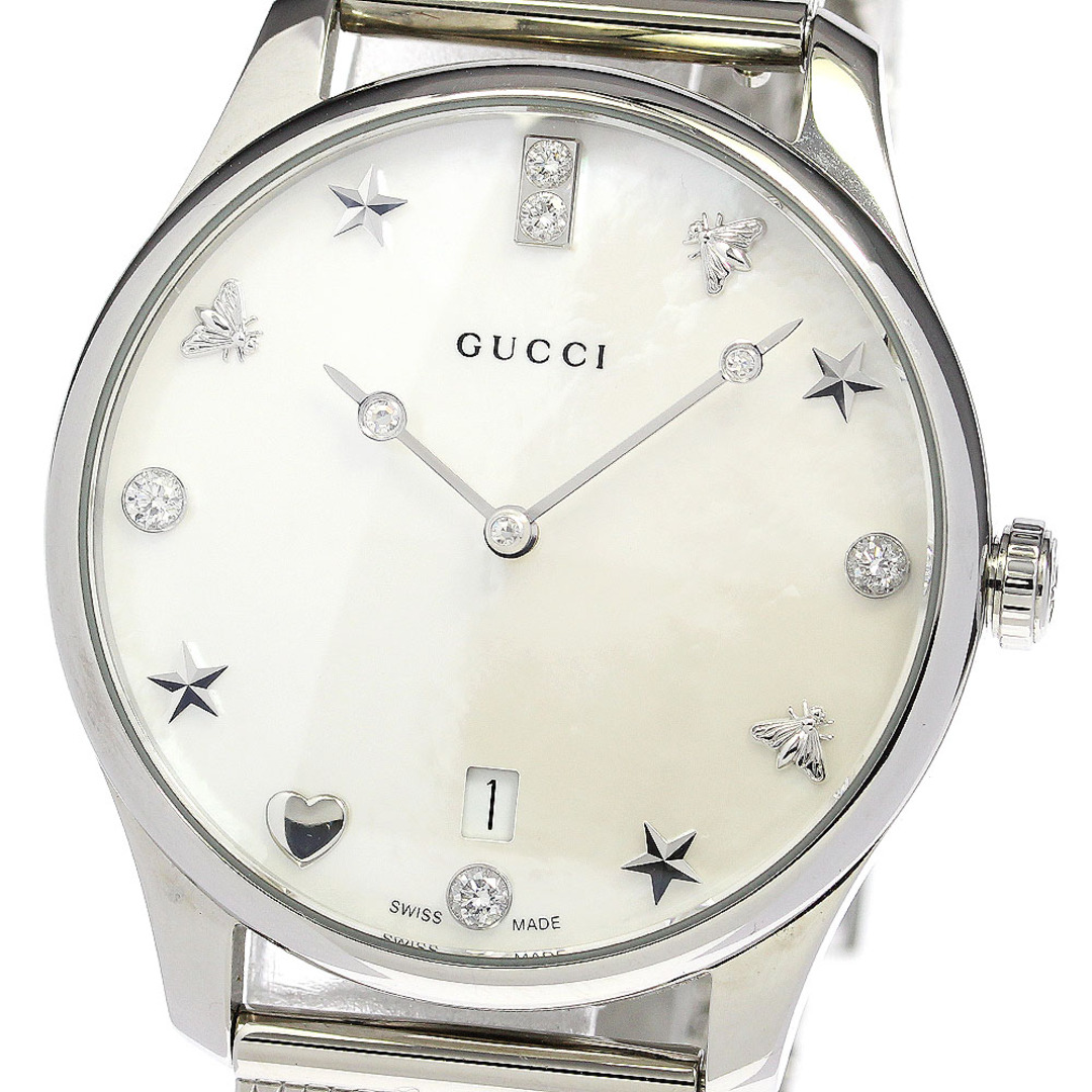 Gucci - 【GUCCI】グッチ Gタイムレス 8Pダイヤ 126.4/YA1264094