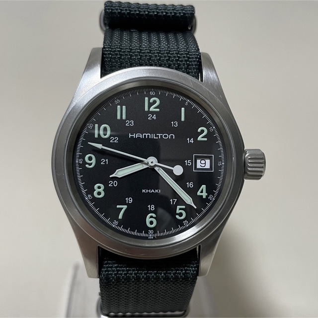 hamilton khaki H684110 ハミルトン カーキブラック文字