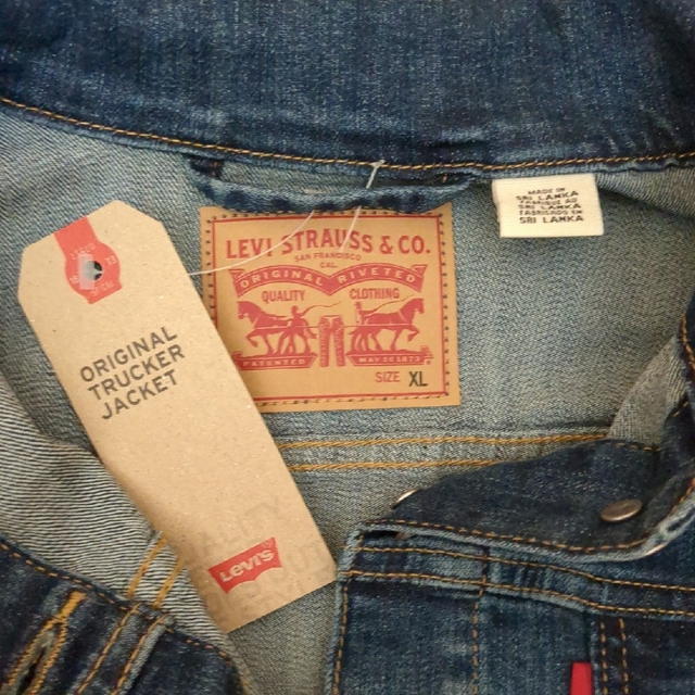 Levi's(リーバイス)の★SALE★【新品/未使用】LEVI'S デニムジャケットレディースUS-XL レディースのジャケット/アウター(Gジャン/デニムジャケット)の商品写真