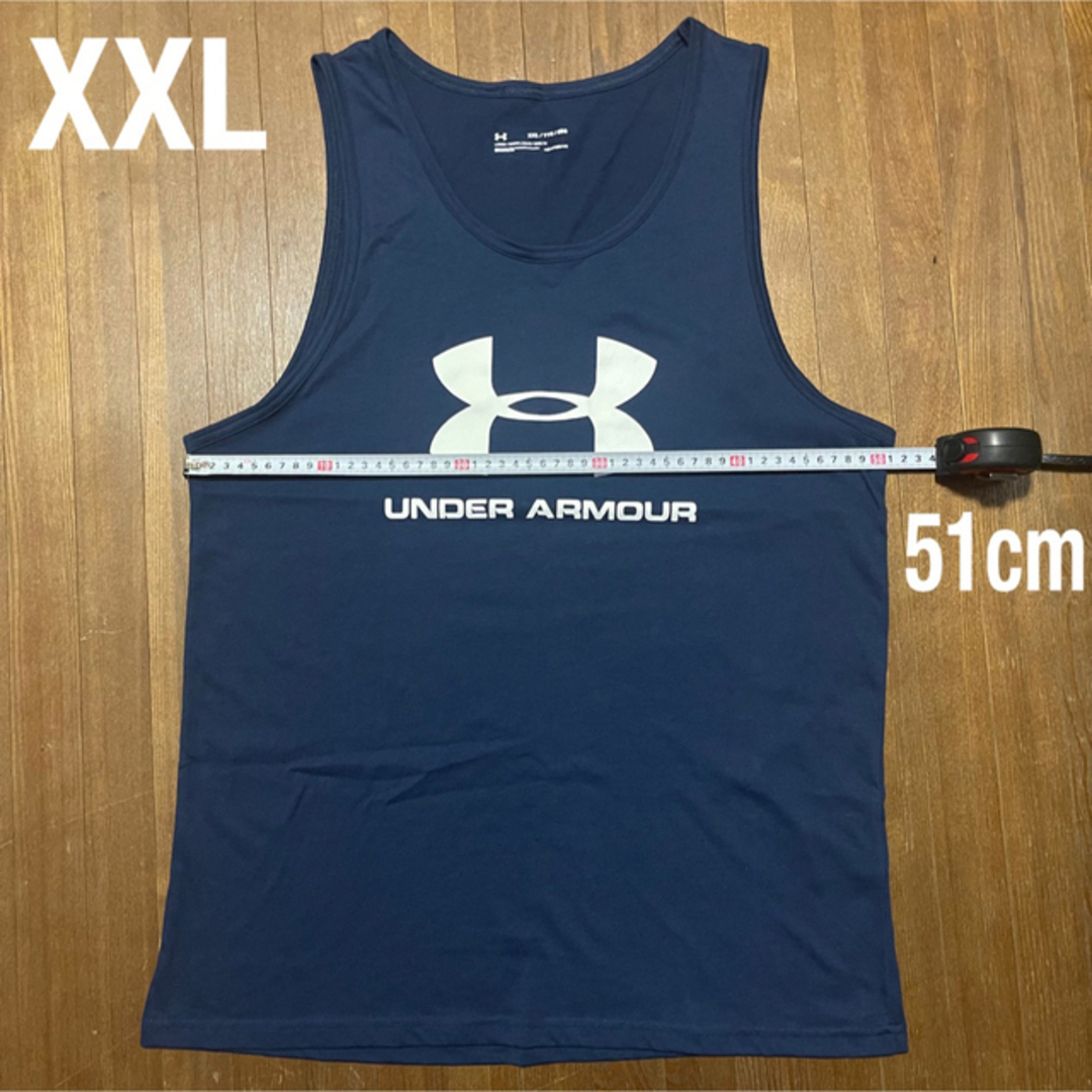 UNDER ARMOUR(アンダーアーマー)のUNDER ARMOUR試着のみ未使用タンクトップ(XXL) メンズのトップス(タンクトップ)の商品写真