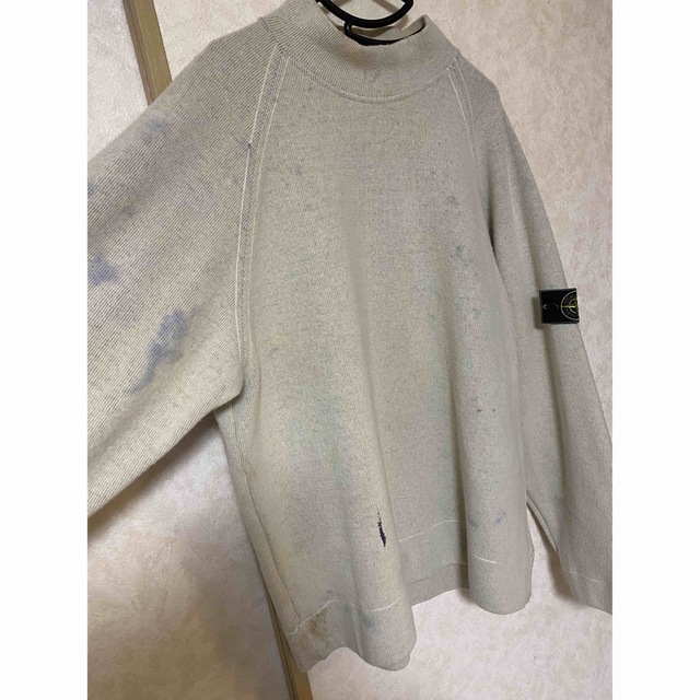 【Vintage】STONE ISLAND コットンニット L モックネック