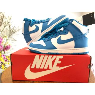 ナイキ(NIKE)のNIKE DUNK HI RETRO チャンピオンシップブルー　29.0cm(スニーカー)