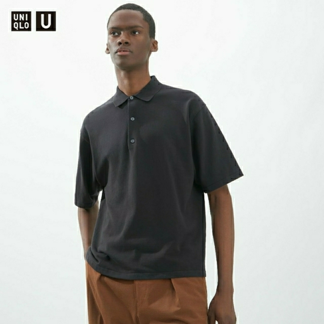 UNIQLO - UNIQLO U ニットポロシャツ(半袖)Sの通販 by DUDE's UNIQLO - UNIQLO U ニットポロシャツ(半袖)Sの通販 by DUDE's