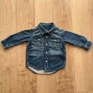 ベビーギャップ(babyGAP)のbabyGAP デニム調ジャケット　90cm(ジャケット/上着)