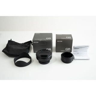 リコー(RICOH)のRICOH GW-4 & GA-1 リコーGR3用ワイコンとアダプタ【美品】(レンズ(単焦点))