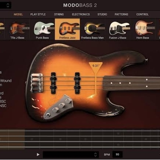 ベース音源 IK Multimedia MODO BASS 2 (ライセンス譲渡 1