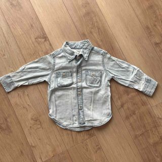 ベビーギャップ(babyGAP)のbaby GAP デニム調ジャケット　90cm(ジャケット/上着)