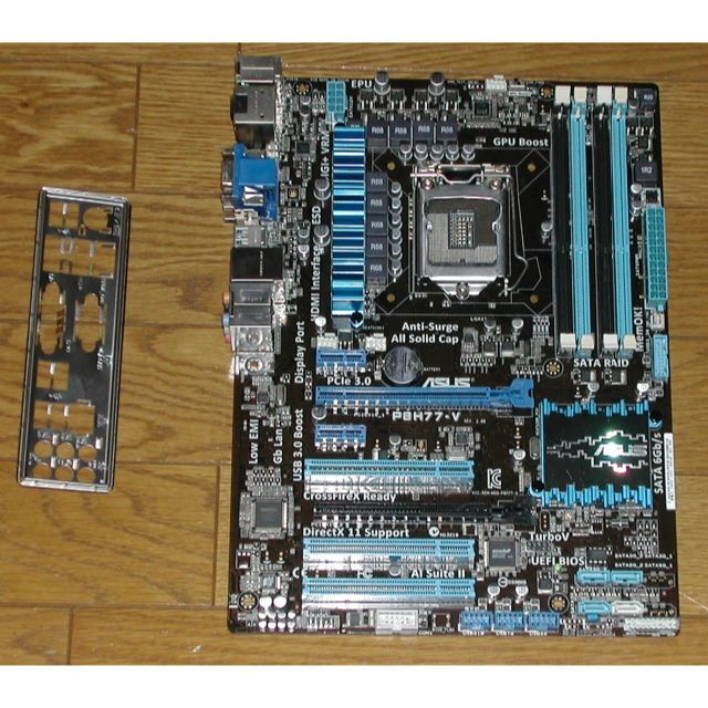 難ありマザボ　ASUS  P8H77-V  LGA1155