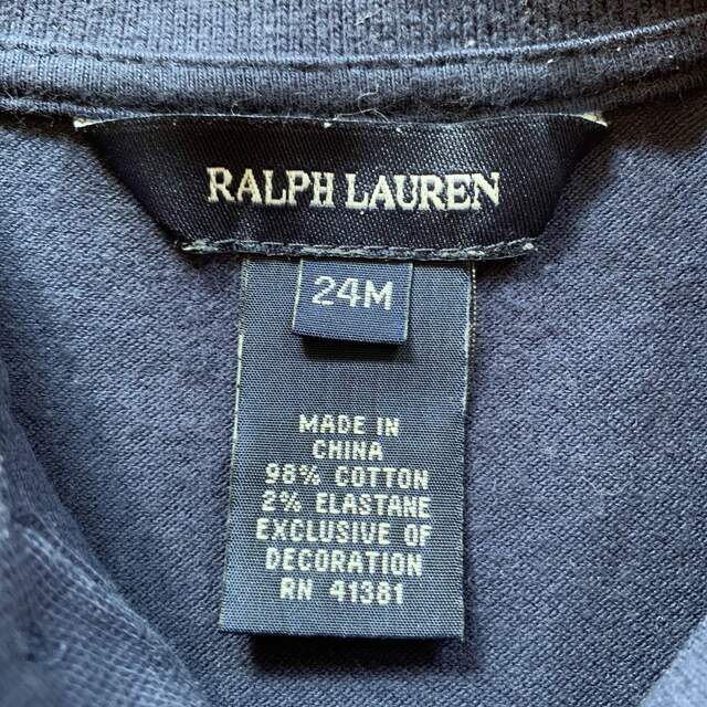 Ralph Lauren(ラルフローレン)のしまちゃん様専用　ラルフローレン　ポロワンピース　24M キッズ/ベビー/マタニティのキッズ服女の子用(90cm~)(ワンピース)の商品写真