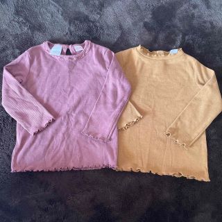 ザラキッズ(ZARA KIDS)の訳あり　ZARA トップス　2枚セット売り(Tシャツ/カットソー)