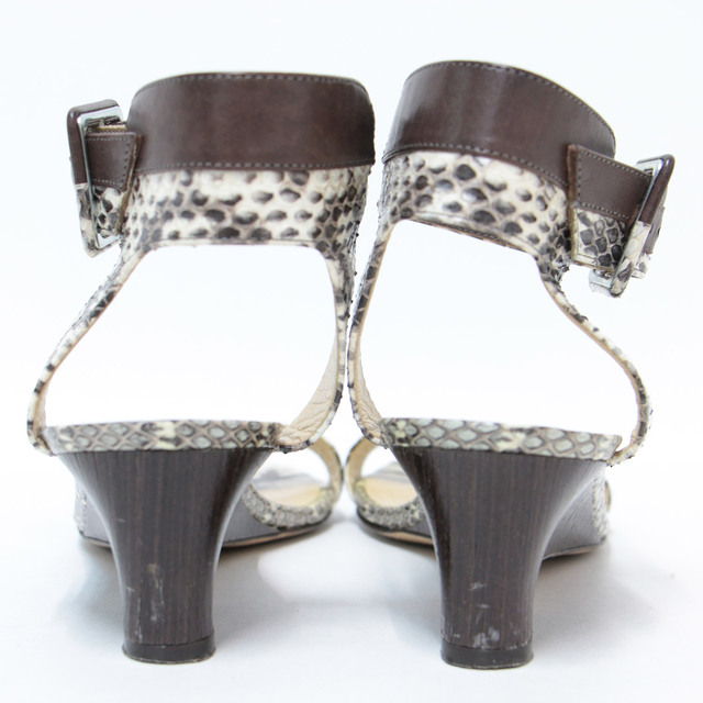 JIMMY CHOO ジミーチュウ サンダル ミュール シューズ 靴 ブラウン 37
