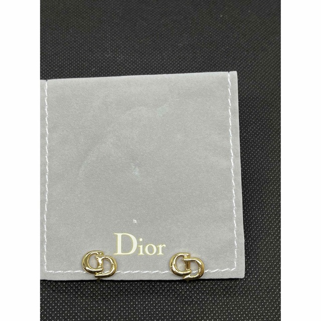 クリスチャンディオール  Dior ゴールドDiorロゴヴィンテージ イヤリング