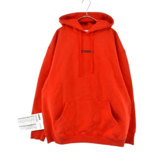 ヴェトモン VETEMENTS 19AW UAH20TR725 サイズ:XL ロゴプリントプル
