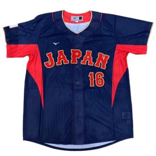 ミズノ(MIZUNO)のWBC 日本代表 16 大谷翔平 レプリカユニフォーム ビジター XO(応援グッズ)