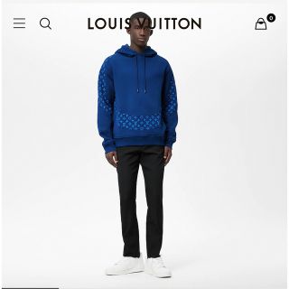 ルイヴィトン(LOUIS VUITTON)のロゴ　フーディー　ルイヴィトン(パーカー)