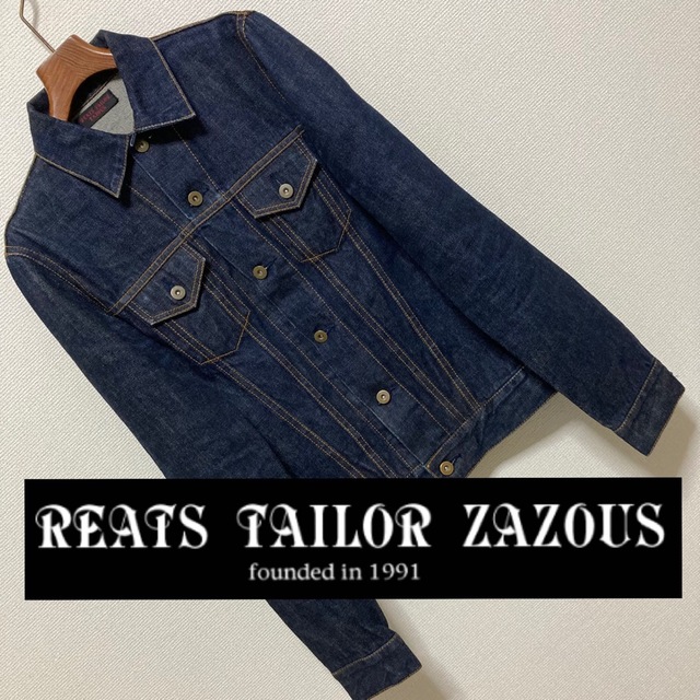 良品■REATS TAILOR ZAZOUS■濃色 デニム ジャケット サード