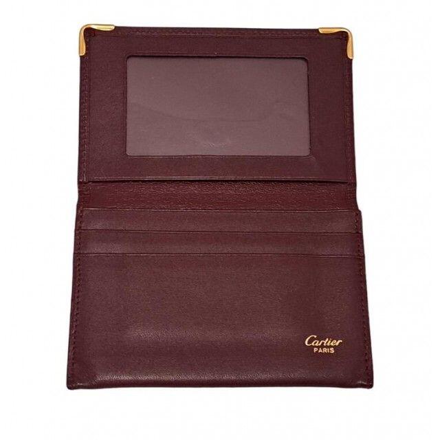 Cartier - カルティエ カードケース パスケース 名刺入れ 二つ折り Cartier - カルティエ カードケース パスケース 名刺入れ 二つ折り