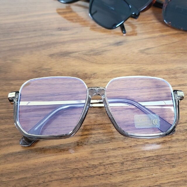 Ray-Ban(レイバン)のサングラス クリアレンズ UV スクエア おしゃれ レディースのファッション小物(サングラス/メガネ)の商品写真