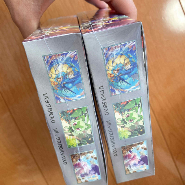 ポケモン(ポケモン)のポケモンカード　トリプレットビート　未開封　ボックス2box シュリンク付 エンタメ/ホビーのトレーディングカード(Box/デッキ/パック)の商品写真