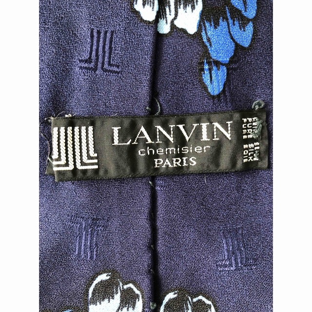 LANVIN(ランバン)の【LANVIN】美品ネクタイ　総柄 メンズのファッション小物(ネクタイ)の商品写真