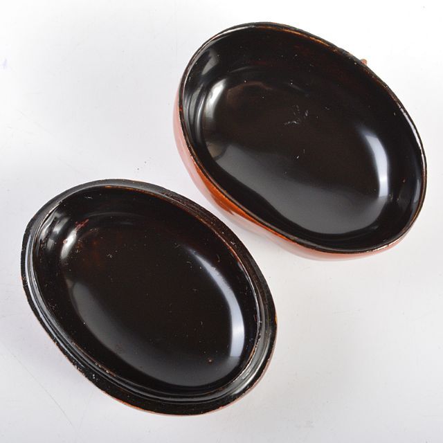 茶道具 長谷川恵史作 乾漆 栗香合 共箱 C R5544 茶道具 長谷川恵史作 乾漆 栗香合 共箱 C R5544