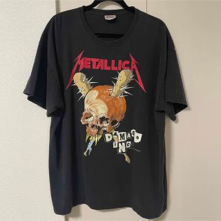 ヘインズ(Hanes)のmetalica pushead メタリカ パスヘッド ヴィンテージ Tシャツ(Tシャツ/カットソー(半袖/袖なし))