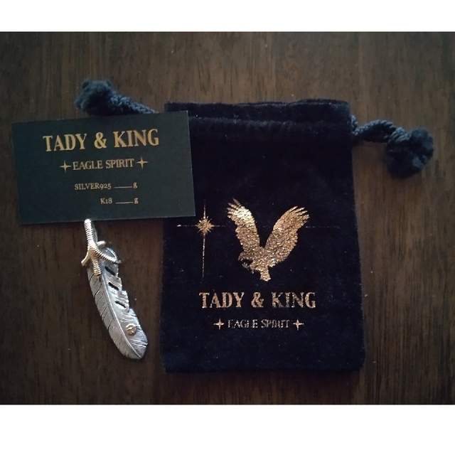 TADY&KING タディ＆キング 定価約16万円 k18 金 爪 フェザー L