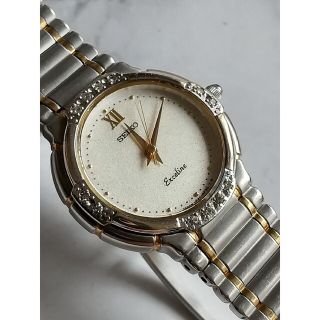 SEIKO - セイコーエクセリーヌ アンティーク 美品 12Pダイヤ