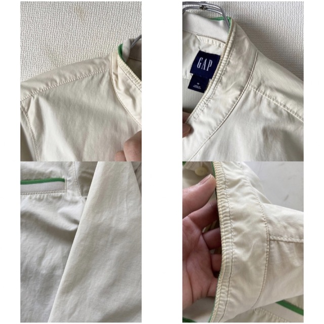 珍品 vintage 00s old gap テック ホワイト 白 ブルゾン 8