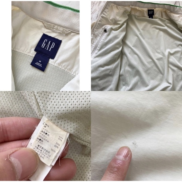 GAP(ギャップ)の珍品 vintage 00s old gap テック ホワイト 白 ブルゾン メンズのジャケット/アウター(ブルゾン)の商品写真