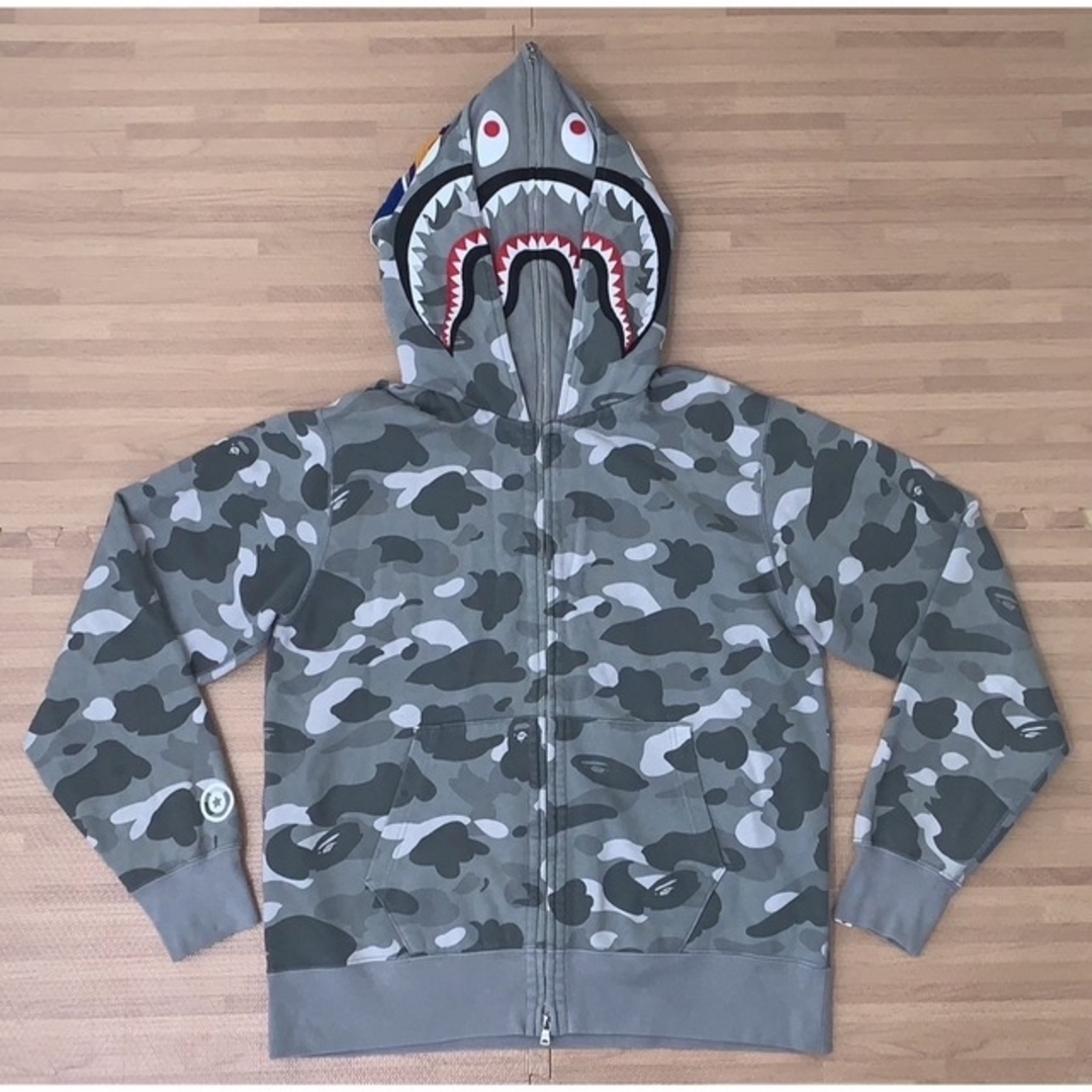 最終価格 APE BAPE KAWS Double Sharkシャークパーカーこちらの商品は