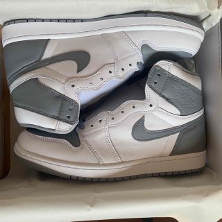 ジョーダン(Jordan Brand（NIKE）)のNIKE  AJ1 RETRO HIGH OG ステルス ホワイト (スニーカー)