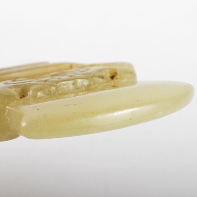 中国 玉石彫刻 神獣 玉器 玉壁 玉飾 玉珮 M R5555